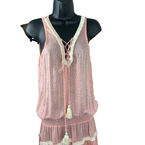 Coolchange dress weightless size M  pink white  sleeveless - Picture 6 of 10